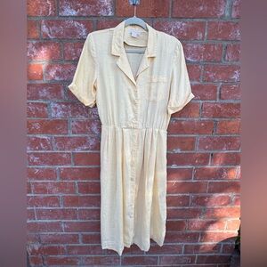 Brooks Brothers Midi Irish linen dress
